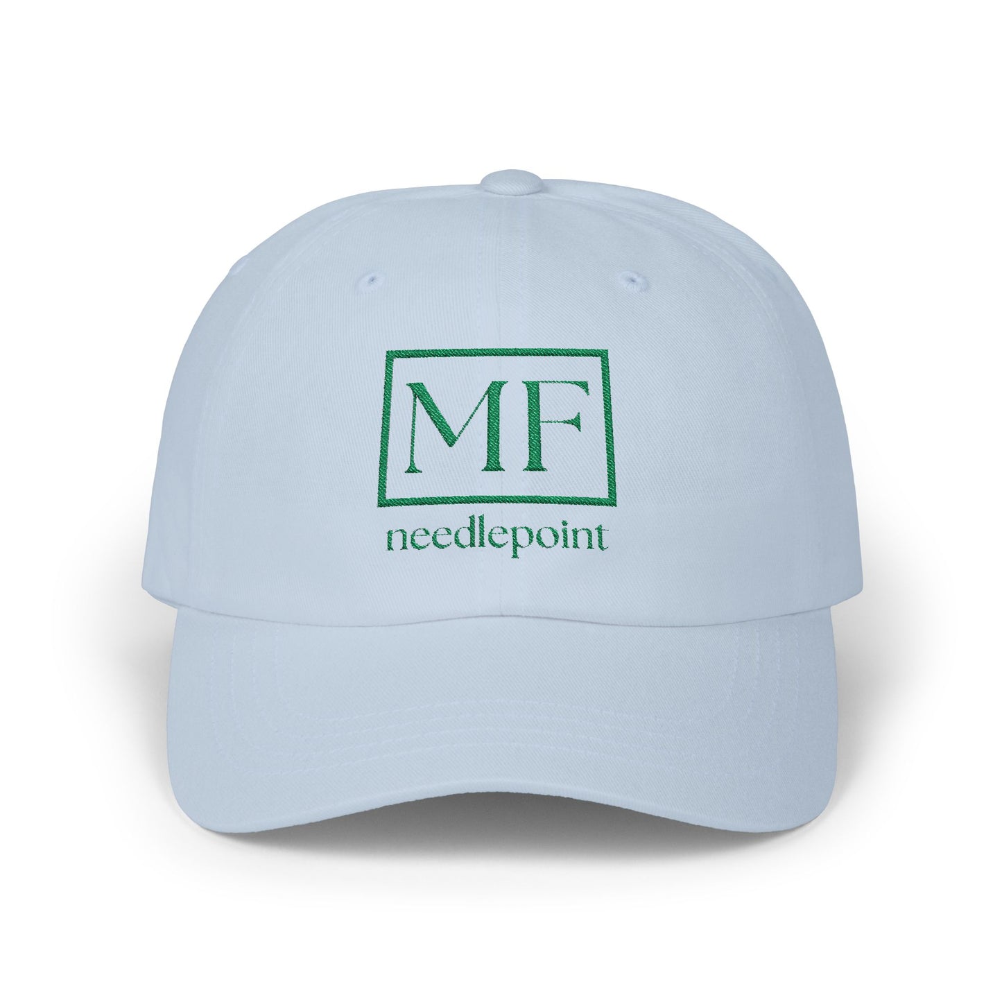 Classic Dad Cap with Needlepoint Design - Stylish & Comfortable Headwear