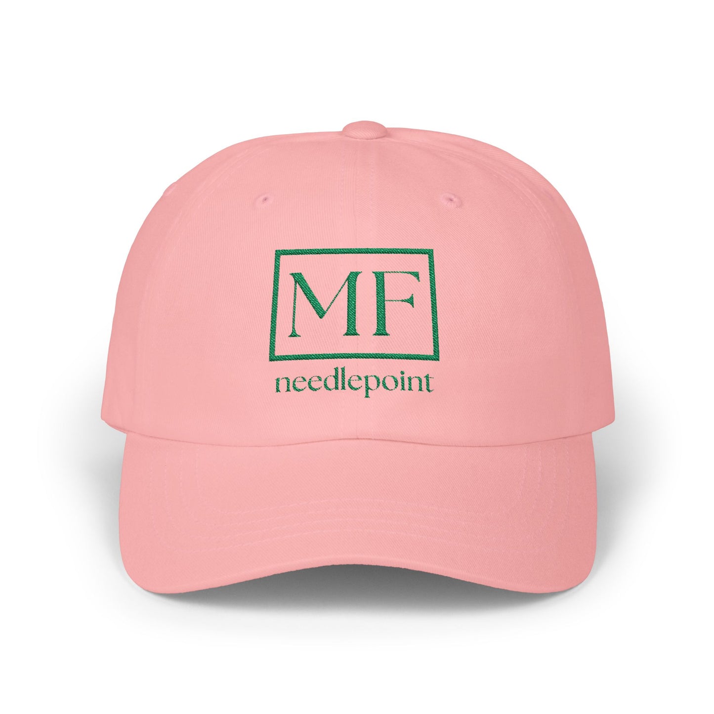 Classic Dad Cap with Needlepoint Design - Stylish & Comfortable Headwear