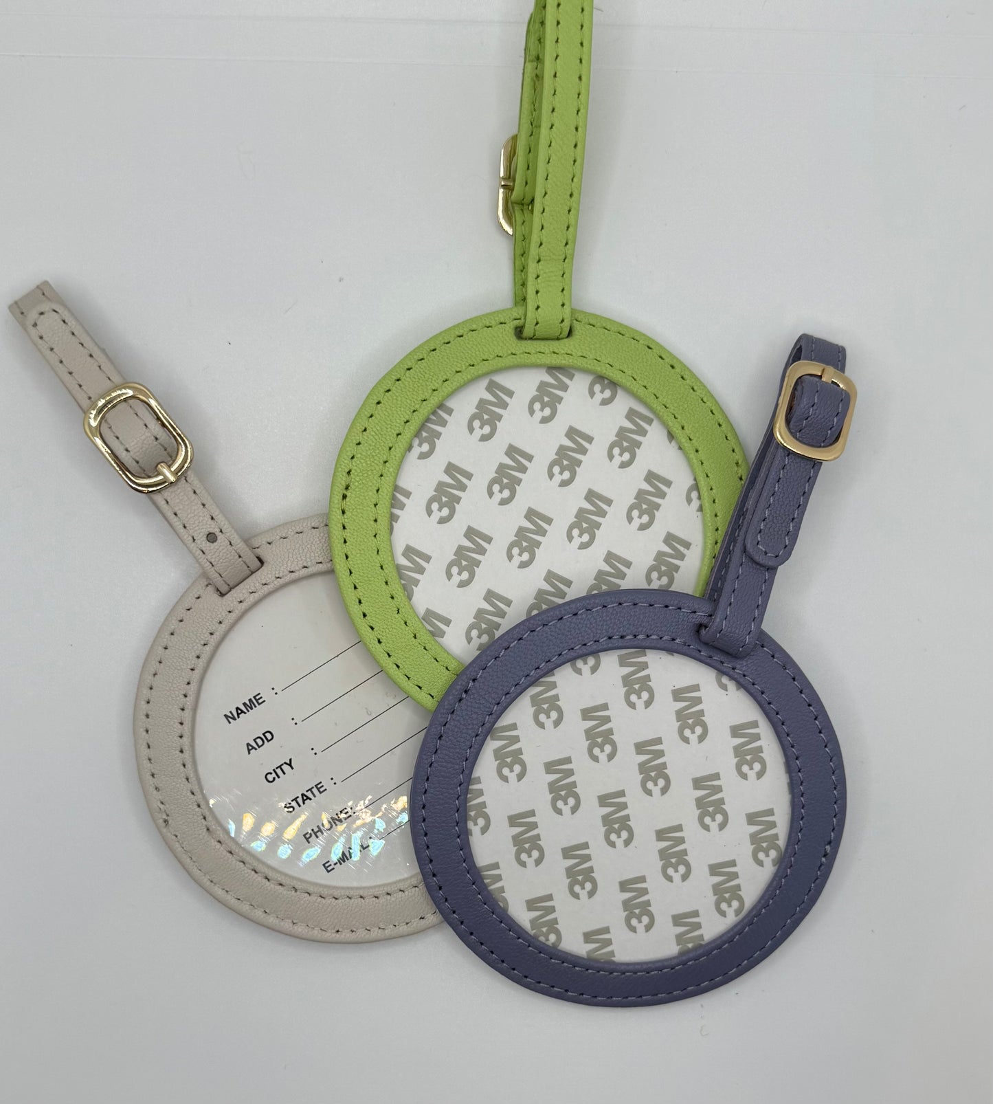 Self Finishing Luggage Tags