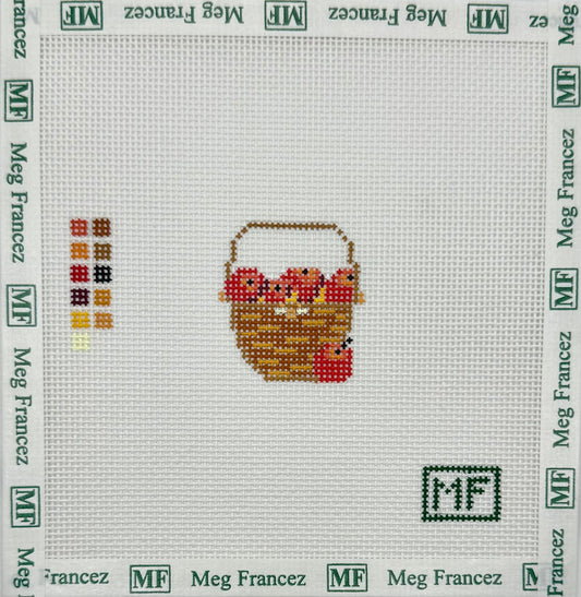 Lightship Basket with Apples Mini - Wholesale