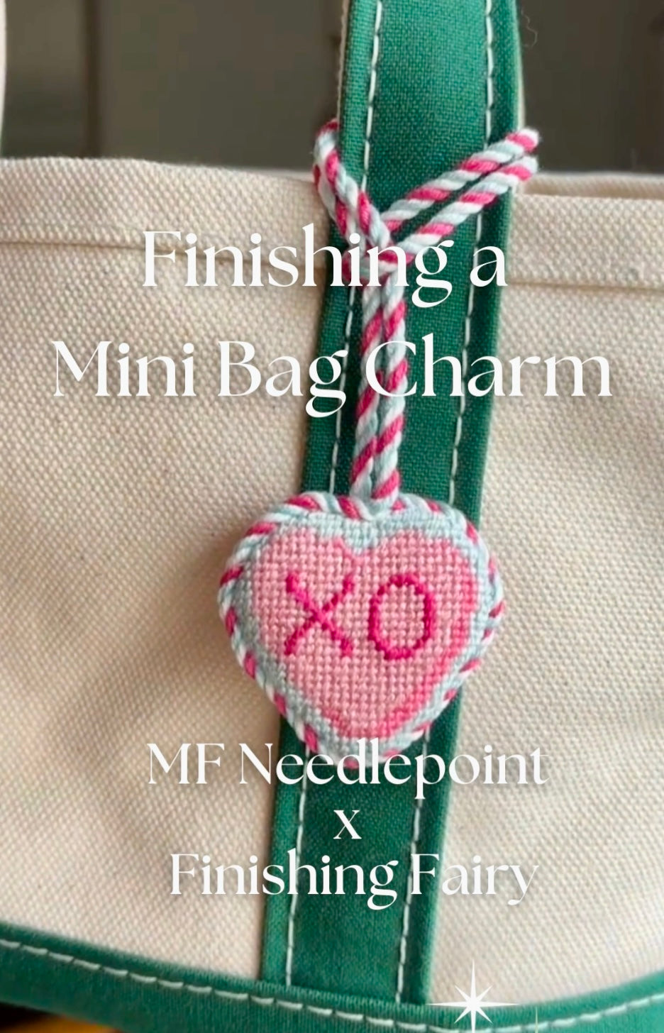 Mini Bag Charm Self Finishing Tutorial