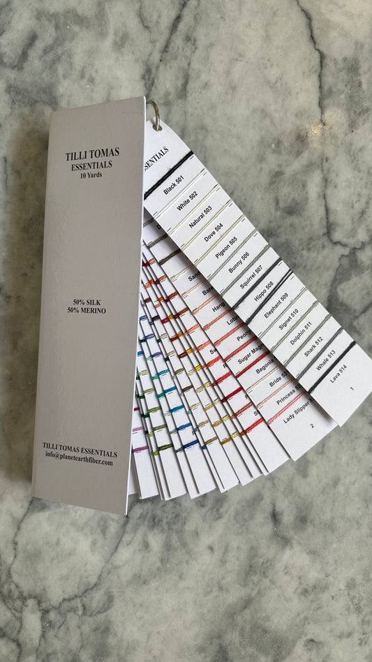 Essentials 10 Yards Color Card